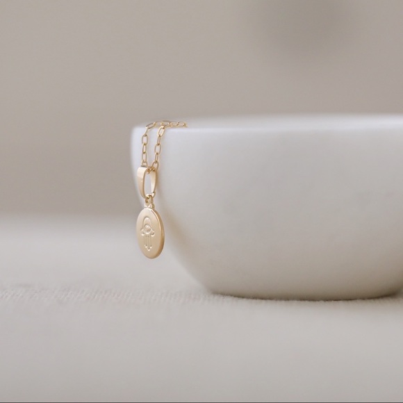 Petite Hamsa Necklace | 18k Gold Filled - Picture 4 of 7